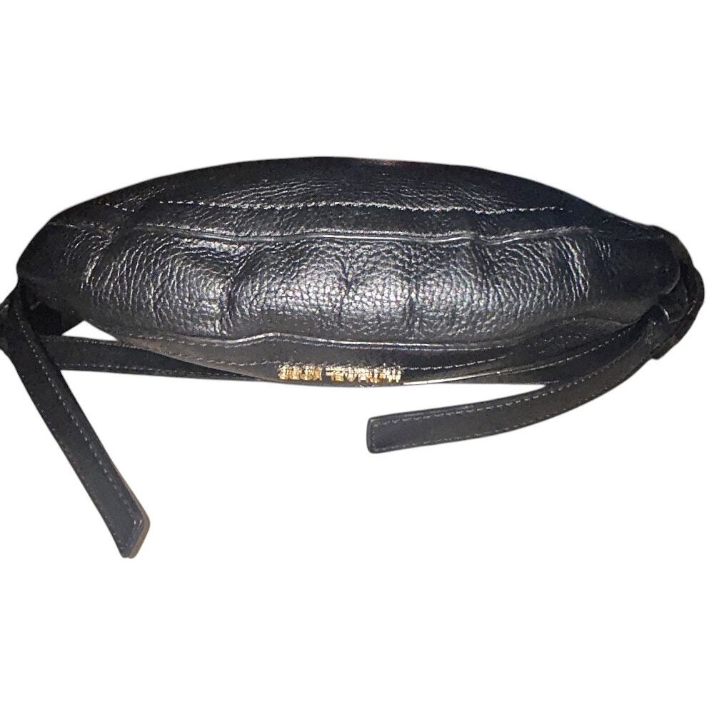 Michael Kors Camden Small Pebbled Leather Black Messenger Crossbody Bag - Picture 7 of 10